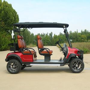 Voiturette de golf électrique écologique 4 places avec éclairage LED pour les stations balnéaires et les terrains de golf et contrôleur Curtis - Product Image 5