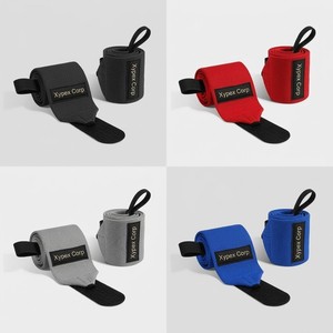 Bandes de protection pour poignets personnalisées XYPEX, professionnelles, respirantes, douces, légères, pliables, unisexes, en coton/polyester, soulagement de la douleur - Product Image 6