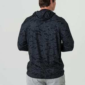 Sudadera con Capucha de Manga Larga con Camuflaje para Hombre, Protección Solar UPF 50, Secado Rápido, Camisa de Pesca de Alto Rendimiento - Product Image 2