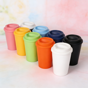 350Ml Eco-Friendly Minimalist Portable PP Coffee Mug with Lid BPA Free Travel Office <b>Cup</b> - Product Image 2