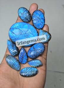 Pierre de Labradorite Bleue de Haute Qualité pour la Fabrication de Bijoux, Formes Mixtes 20-40mm, Prix de Gros du Rajasthan - Product Image 3