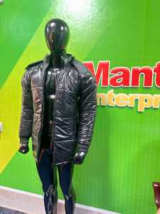 Women <b>Winter</b> Genuine <b>Leather</b> Blouson <b>Jacket</b> Hooded Full Sleeve Thick Warm Zipper Closure Regular Length Animal Print Breathable - Product Image 6