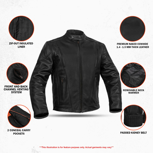 Wholesale Price <b>Men's</b> Leather <b>Jacket</b> <b>Plus</b> <b>Size</b> Available Premium Quality Affordable Price Leather <b>jacket</b> for <b>men</b> - Product Image 2