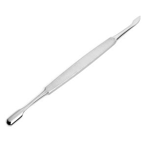 Pousse-cuticules double face en acier inoxydable, durable et antidérapant ; Nettoyeur d'ongles en forme de cuillère avec pousse-cuticules - Product Image 1