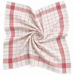 Classic Checkered 100% Cotton Kitchen Towels 50x70cms Eco-Friendly Red <b>Blue</b> White Rectangle Dish <b>Cloth</b> Home <b>Table</b> Decoration - Product Image 3