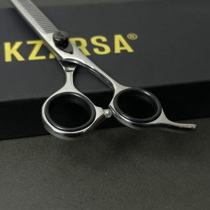 Ciseaux de coiffure professionnels japonais en acier inoxydable, sûrs et tranchants, pour salon, outils de beauté en gros à vendre - Product Image 3