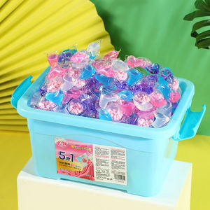 High Quality Healthy Infant Pregnant Mothers Can Use 5 In1 <b>Detergent</b> Gel Beads Wash Lasting Fragrance Laundry Pods - Product Image 4