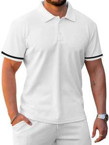Ensemble deux pièces polo et short pour homme, design personnalisé, dernière collection, vêtements d'été, fabricant de tenues courtes pour homme - Product Image 3