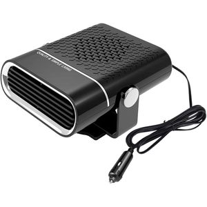 Ventilateur de chauffage et de refroidissement électrique portable 12V/24V pour voiture, pivotant à 360 degrés, purificateur d'air automatique, sécheur de pare-brise, chauffage et refroidissement de l'air de voiture - Product Image 4