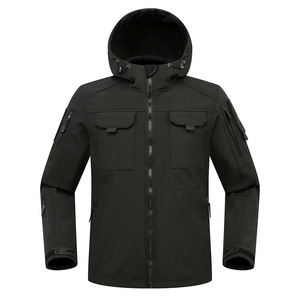 Hot Sale Hunting Softshell <b>Jacket</b> Multi-pocket <b>Worker</b> Waterproof Soft Shell <b>Jacket</b> - Product Image 3