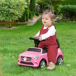 Auto Giocattolo Rosa per Bambini con Musica, Clacson, Fari e Funzioni di Stoccaggio - Product Image 2