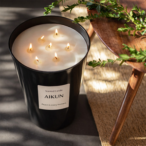Vela Aromática AIKUN de Larga Duración con Bayas de Goji y Manzana en Frasco de Vidrio, Vela de Aromaterapia para Mayoristas de Productos de Salud - Product Image 4