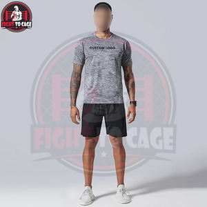 Paquete de 5 camisetas deportivas de manga corta para hombre, de secado rápido, cuello redondo, para correr, gimnasio, entrenamiento y uso casual, precio al por mayor - Product Image 4
