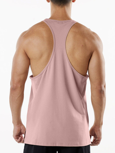 Custom Fashion Y Back Streetwear <b>Athletic</b> Gym Tank Top Men's Running Tank Tops - Product Image 2