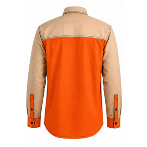 Resistant Fireproof Waterproof Polyester OEM EN11612 D2E3 FR High Heat Molten Metal Splash Protective <b>Welding</b> <b>Shirt</b> - Product Image 3