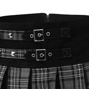 Produits phares : Nouveaux kilts utilitaires écossais modernes en tartan noir pour hommes et femmes, vente en gros disponible, service OEM - Product Image 6