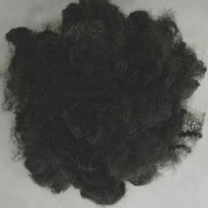 Vikohasan 7D/15D SD GRS, retardante de llama, fibra sintética negra, Material de relleno de hormigón giratorio, grapa de poliéster reciclado sólido - Product Image 4