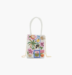 Sac messager léger et grande capacité pour femme, style bohème moderne indien, brodé et perlé, fait main, idéal pour les soirées d'été - Product Image 5
