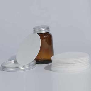 Film d'étanchéité en aluminium SAM LAN PS, facile à décoller, de qualité alimentaire, en aluminium/matière composite, découpé à la presse, pour scellage par induction thermique des bouchons de bouteilles - Product Image 1