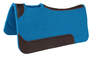 Premium Extra Soft Wool Smooth Contoured Saddle Pad Horse Riding Customize Dressage Jumping Equine Care <b>Cow</b> Leather Felt pad - Product Image 5