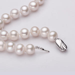 Colliers de perles d'eau douce de forme circulaire parfaite, style de bijoux européen et américain, fournis par les fabricants - Product Image 3