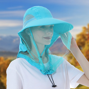 Chapeau de pêche léger et respirant à séchage rapide avec broderie 3D, large bord, protection solaire, réglable, idéal pour la randonnée et le camping - Product Image 6