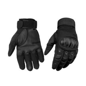 Gants tactiques personnalisés avec logo couleur, en cuir véritable du Pakistan, demi-doigts, pour activités de plein air, alpinisme, chasse, protection - Product Image 5