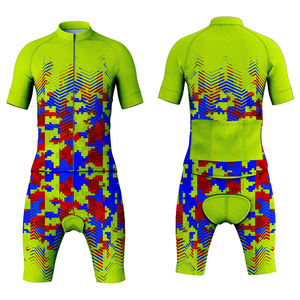 Conjunto de Jersey de Ciclismo para Hombre, Personalizable con Nombre, Sublimado, de Secado Rápido, Transpirable, Manga Corta, Tallas Grandes, Elástico en Cuatro Direcciones, Superventas - Product Image 5