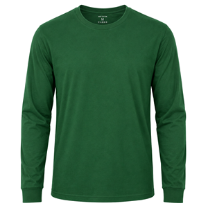 Camiseta de Manga Larga para Hombre con MOQ Bajo – 100% Algodón, 220 GSM, Camiseta Lisa de Alta Gramaje para Impresión Personalizada y Logotipo, Estilo Casual - Product Image 5