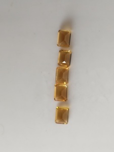 ซิทรินสีทองธรรมชาติ ขนาด 9x7 มม. รูปทรงแปดเหลี่ยม คุณภาพดีที่สุด พลอยหลวมสำหรับทำเครื่องประดับ - Product Image 3
