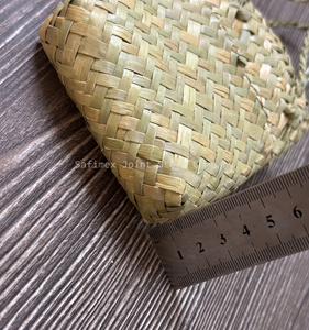 Sac Kete tissé en jonc de mer, sac Kete maori tissé, sac fourre-tout durable de petite taille, sac en lin tissé à la main, petite taille, fabriqué en usine au Vietnam - Product Image 2
