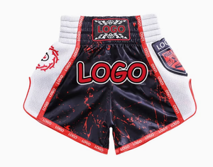 Pantalones Cortos Deportivos Personalizados para Equipos, Pantalones Cortos de Boxeo, Pantalones Cortos de Muay Thai, Pantalones Cortos de Artes Marciales - Product Image 3