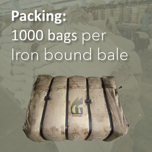 35.5x15.75-inch 230g jute sandbags 32cm tie <b>string</b> 100% biodegradable burlap flood control <b>bag</b> Wholesale Goodman Global Banglade - Product Image 3