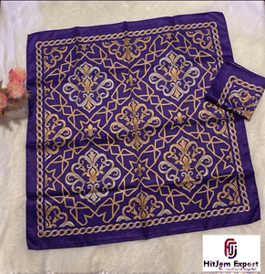 Tela de satén premium para bufandas, diseño impreso personalizado, fabricante OEM ODM con servicio de etiqueta privada para promoción de marca - Product Image 1