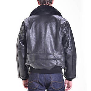 Chaqueta de Invierno para Hombre AZORES SPORTS, de Piel de Vaca Genuina, Corte Holgado, Informal, Suave, Cálida, Ecológica, Transpirable, con Cierre Frontal Largo - Product Image 4