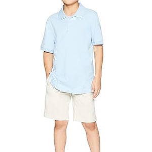 เสื้อโปโลเด็กผู้ชาย OEM สวมใส่สบาย ผ้าฝ้าย 100% รับสั่งพิมพ์ลายตามแบบ ไซส์ใหญ่ สไตล์ลำลอง กันยับ ระบายอากาศได้ดี แห้งเร็ว - Product Image 2