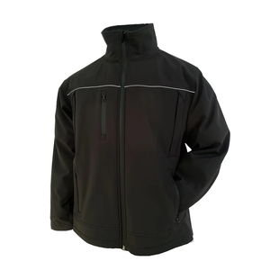 Veste coupe-vent en polyester imperméable à fermeture éclair personnalisée, nouveau design, vente en gros, veste coupe-vent pas chère - Product Image 5
