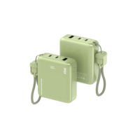 Batterie externe semi-solide suspendable à chargement sans fil Type-C 10000mAh, batterie laminée CCC haute capacité, portable, charge 45W