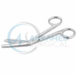 Ciseaux à pansements Reynolds en acier inoxydable, instrument chirurgical, ciseaux à pansements angulaires réutilisables certifiés CE, manuels - Product Image 3
