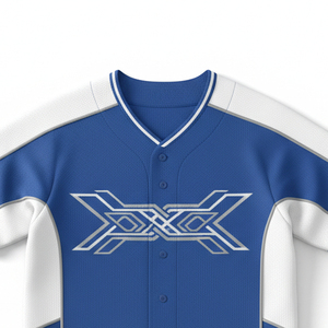 Wholesale Blank Custom Baseball Jersey Soft Pinstripe Breathable Polyester Sports Uniform <b>Top</b> Outerwear <b>Plus</b> <b>Size</b> - Product Image 5