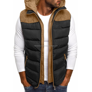 Venta al por mayor XL sin mangas con capucha Gilet Custom-Made Winter Puffer Jacket Directo del fabricante - Product Image 1