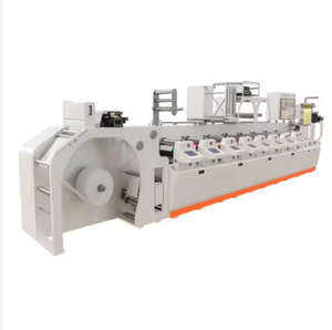 Machine d'impression d'étiquettes flexo multicolores automatique, presse d'impression industrielle haute vitesse pour emballages et étiquettes - Product Image 1