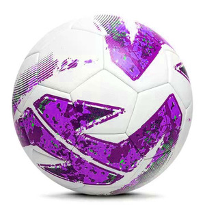 Balones de Fútbol de Cuero de Alta Calidad del Fabricante, Balones de Fútbol Cosidos con PU, Tamaño 5, Balones Deportivos Personalizados para Partidos Oficiales - Product Image 5