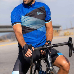 Maillot de cyclisme pour homme, coupe ajustée, haute performance, séchage rapide, 100% polyester, tissu respirant pour le cyclisme sur route, vente en ligne - Product Image 5