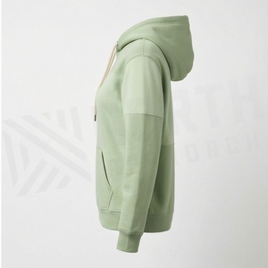 Hoodie en coton pour femme, pull long à capuche, design personnalisé avec logo, vente en gros, couleurs personnalisables, idéal pour l'hiver - Product Image 3