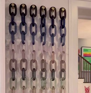 Chaîne décorative en résine de qualité supérieure, faite à la main, colorée, élégante, moderne, accent de décoration pour la maison - Product Image 6