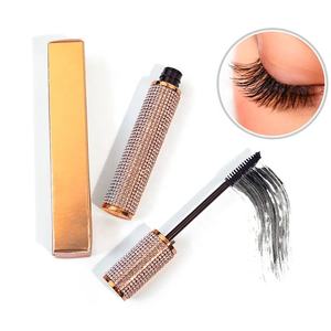 Mascara tube diamanté strassé, waterproof, allongeant et volumisant, noir, sans grumeaux, longue tenue, maquillage des yeux - Product Image 1