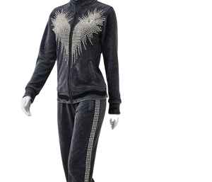 Chándal Deportivo para Hombre, Ligero, de Primera Calidad, Hecho a Medida, Unisex, Transpirable, con Pedrería, con los Mejores Materiales - Product Image 2