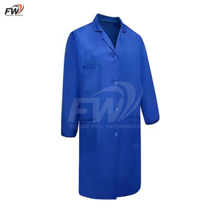 เสื้อกาวน์แพทย์แบบยูนิเซ็กซ์ คุณภาพดีที่สุด ลดราคาพิเศษ สำหรับโรงพยาบาลและห้องปฏิบัติการ สีขาว ผลิตจากวัสดุคุณภาพสูง - Product Image 3
