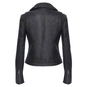 Chaqueta de Cuero para Mujer, Corte Entallado, Acabado Elegante, Textura Suave y Costuras de Alta Calidad, Proveedor de Chaquetas OEM de Pakistán - Product Image 4
